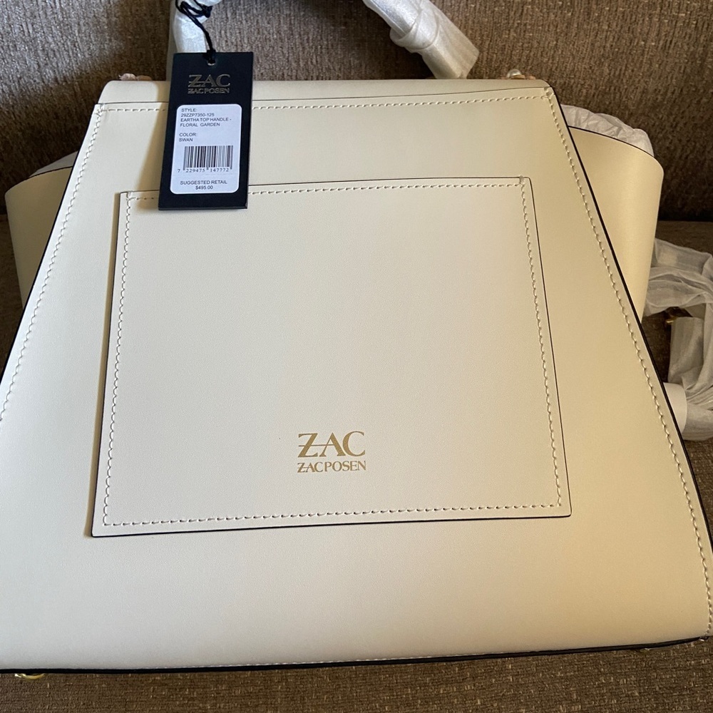 ZAC POSEN Eartha Leather Top Handle Bag - Picture 3 of 9